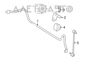 Front left stabilizer link Mazda3 MPS 09-13