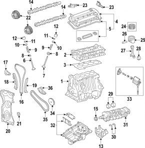 Balance shaft Ford Edge 15-18 2.0T