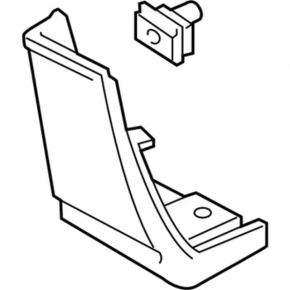 Lower Front Left Wing Trim Ford Edge 15-18 Structure