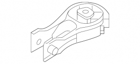 Engine mount rear Mazda CX-5 17- awd