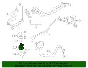 Pump cooling pump additional Audi A4 B9 17-
