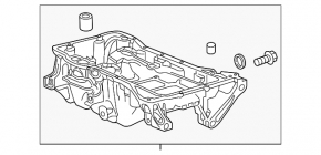 Oil pan Honda CRV 17-22 2.4 K24W
