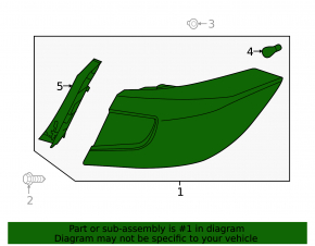 Light outer wing left Honda Accord 18-22 hybrid
