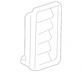 Left ventilation shield for Audi Q8 19-25