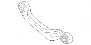 Upper rear right transverse control arm for Audi A6 C8 19-24 rear
