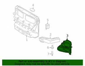 BMW X5 E70 07-10 Oil Cooler Duct
