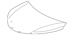 Toyota Sienna 21-24 aluminum hood