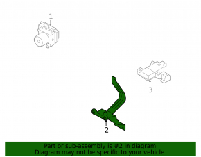 ABS bracket ABS Hyundai Sonata 11-15 hybrid