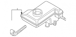 GTZ tank Audi A3 8V 15-20 4d