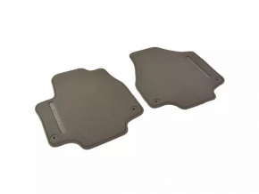 Set of floor mats for Chrysler Pacifica 17-24, brown cloth, for cleaning