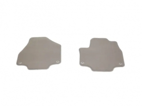 Set of floor mats for Chrysler Pacifica 17-24, brown cloth, for cleaning