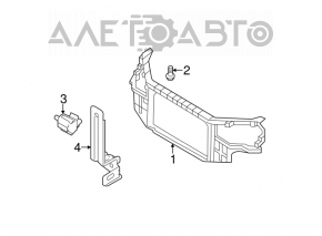 TV panel radiator Kia Optima 11-15 2.4, complete