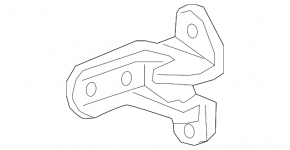 Door hinge upper front right Acura MDX 14-20