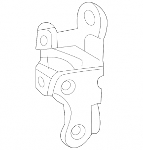 Upper rear left door hinge Lexus UX200 UX250h 19-