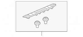 Door sill trim front left Acura TLX 15-