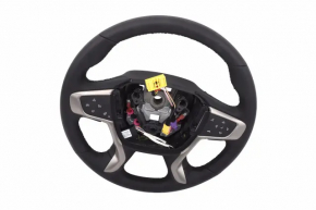 Naked steering wheel GMC Terrain 18-21 leather black with heating