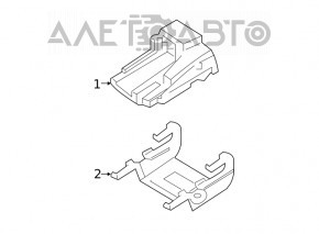 Lexus RX350 RX450h 20-22 Lane Keeping Camera Bracket