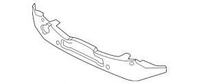 Kia Optima 14-15 Front Bumper Absorber Hook Rest