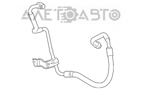 Air conditioning condenser-compressor pipe Toyota Highlander 14-16 3.5