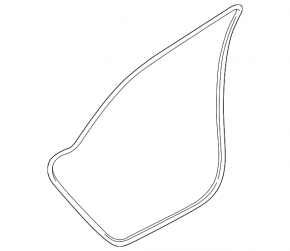 Rear left door seal for Audi A3 8V 16-18 5d