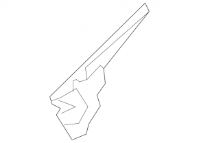 Right windshield wiper seal for a Subaru B9 Tribeca