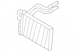 Hyundai Santa FE 21-23 heater radiator