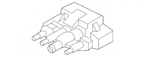 Porsche Panamera 17-23 air suspension valve block