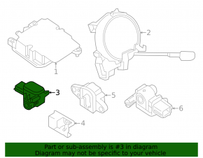 Front airbag sensor for Nissan Rogue 14-20