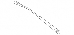 Left windshield wiper arm for Porsche Cayenne 19-26