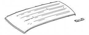 Metal roof Mercedes GLC 16-22 for panorama, SUV