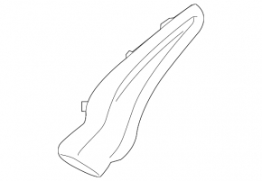 Right wiper grille seal Mazda 6 18-21