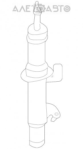 Shock absorber front left Mazda6 03-08