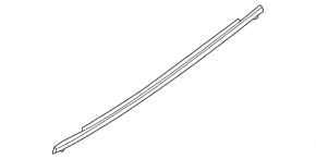 Door-glass molding, central front left, Mazda CX-5 13-16