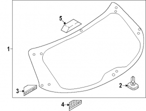 Mazda CX-90 24-26 trunk glass