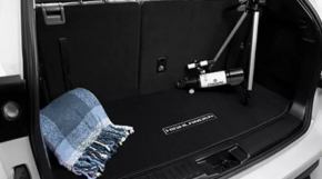 Toyota Highlander 20 Trunk Mat - Cloth Black Without Subwoofer