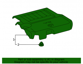 Toyota Avalon 13-18 3.5 Engine Cover