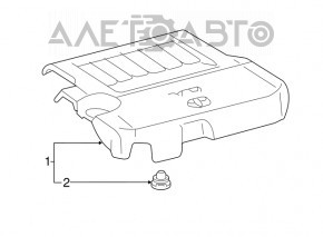 Toyota Avalon 13-18 3.5 Engine Cover