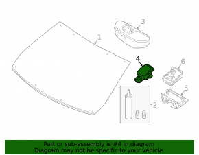 Rain sensor for Infiniti QX30 17-19