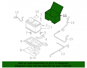 Battery casing VW Atlas 18-25