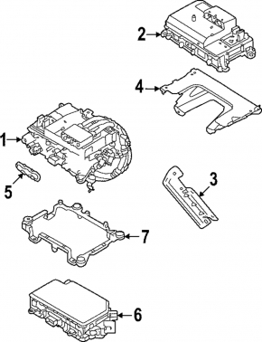 Polestar 2 Front Inverter Bracket 21-