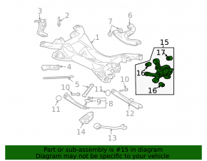 Rear right axle shaft for Mitsubishi Galant 04-09