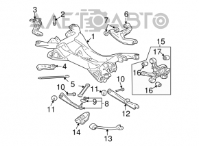 Rear right axle shaft for Mitsubishi Galant 04-09