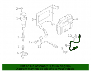 Crankshaft sensor HYUNDAI SONATA 15-19 1.6t