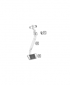 Dodge Dart 13-16 Brake Pedal with Sensor