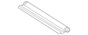 Audi Q8 19-23 gray panoramic sunshade