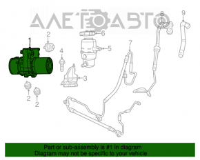 Power steering pump Jeep Grand Cherokee WK2 11-13
