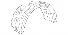 Front left fender liner for Toyota Camry v30 2.4