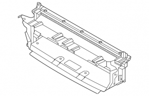 Lower radiator deflector for Nissan Murano z53 25-26