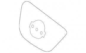 Nissan Leaf 13-17 Front Charging Port Cover with Badge