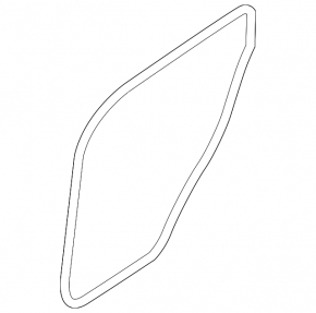 Rear left door seal for Nissan Murano z52 15-24